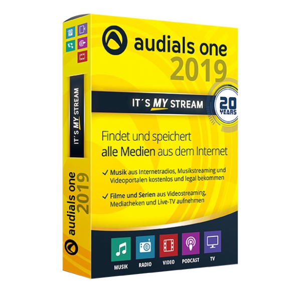 Audials One 2019 full version, [Download] [Immediate delivery].